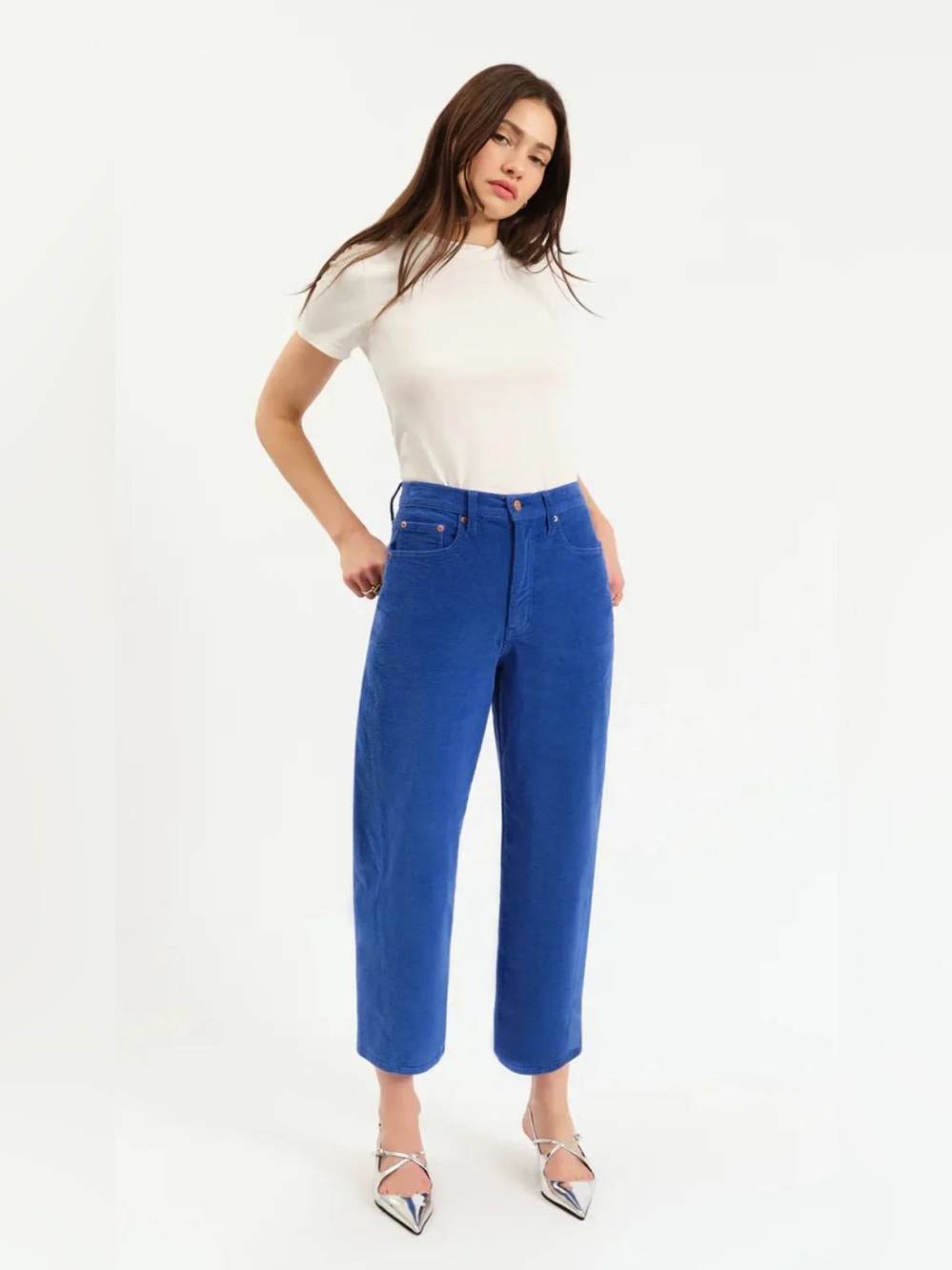 Like New Daze Denim Westward Barrel Cord cobalt 25
